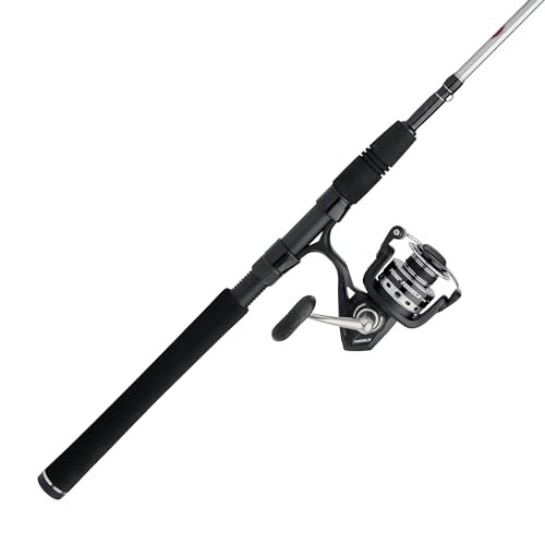 PENN 10’ Pursuit IV 2-Piece Fishing Rod and Reel (Size 4000) Surf Spinning Combos, 10’, 2 Graphite Composite Fishing Rod with 5 Reel, Durable and Lightweight, Black/Silver